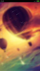 热气球-4D动态锁屏流星雨滴充电特效3D壁纸重力滚动
