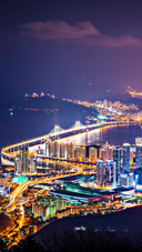 绚烂迷人的韩国夜景