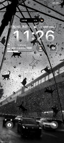 氛围感小猫雨伞