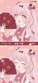 鸿运粉红少女