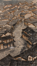 吕印的水墨古城