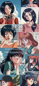 Retro girl