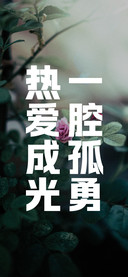 一腔孤勇热爱成光