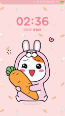 粉色呆萌爱比鼠