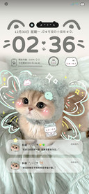 INS薄荷小猫涂鸦