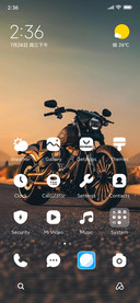 Sunset motorcycle