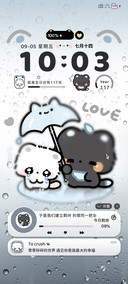 雨雾壁纸软萌袜袜