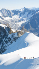 滑雪胜地勃朗峰