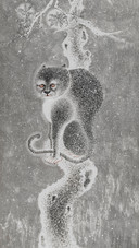 画家石荣强作品 静雪无言