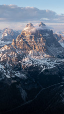 The three peaks of the dolomites