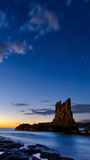 Rock starry sky