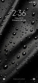 Black raindrop