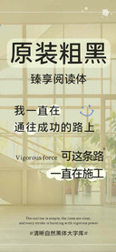 原装粗黑臻享阅读体