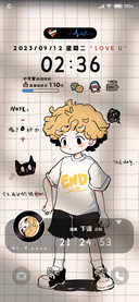 一周漫画心情自定义