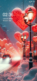华尔街大雪夜