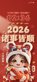 2026新年小女孩