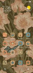 Retro flowers