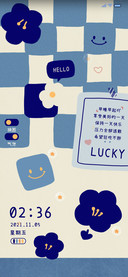 棋盘格治愈花花
