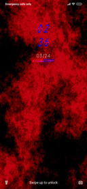 Black Red Gloomy