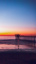 Evening by the seaside