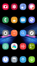 ONE UI Center Clock