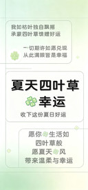 夏天四叶草的幸运