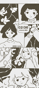 复古黑白漫