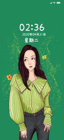 简约动漫女