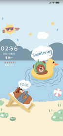 夏日快乐西瓜熊