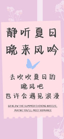 静听夏日晚来风吟
