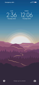 Purple forest