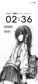 简约甜酷黑白少女