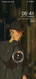 Sad night rain
