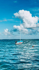 Boat ocean waves sky outdoor