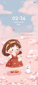 可爱甜甜女孩