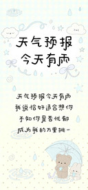 天气预报今天有雨