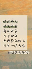 永远只是助词