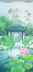 Lotus green water