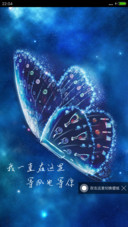 绚丽星空蝴蝶