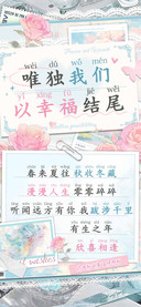 唯独我们以幸福结尾