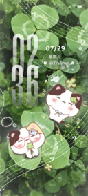 四叶草 幸运猫猫