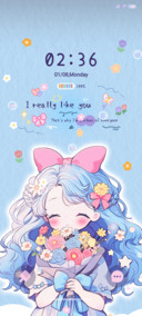 Blue girl