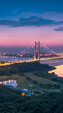 Beautiful Bridge Across The River