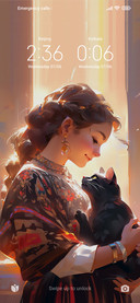 girl with cat