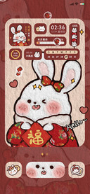 油画 兔个可爱