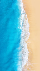 Coast with Waves as a Background