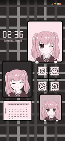Pink black girl