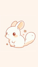 Cutie rabbit draw anime