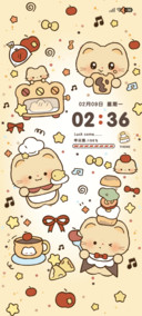 贪吃橘猫 可爱涂鸦