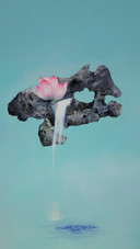 张鑫作品《隐泉》
